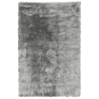 Tapis Shaggy Doux Gossip En Polyester - Gris - 65x135 Cm