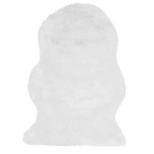 Descente De Lit Fur En Polyester - Blanc - 70x140 Cm