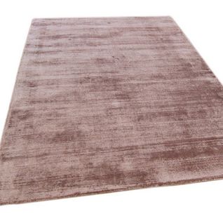 Tapis De Salon Lame En Viscose - Mauve - 120x170 Cm