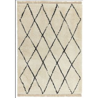 Tapis Style Berbère Diko En Polypropylène - Beige Foncé - 120x170 Cm