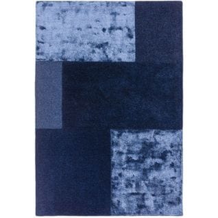 Tapis Tufté Main Slate En Laine - Bleu - 120x170 Cm