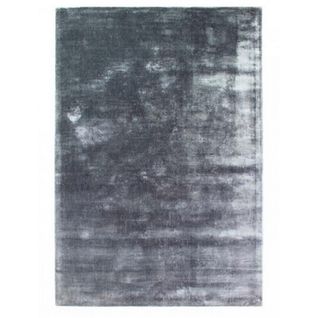 Tapis De Salon Moderne Nilo En Viscose - Gris - 120x170 Cm