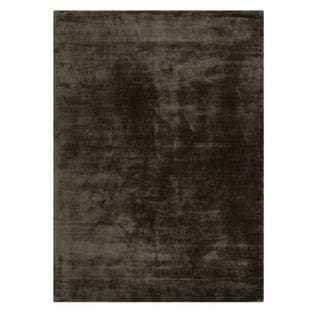 Tapis Luxe Designer Titane En Viscose - Noir - 200x300 Cm