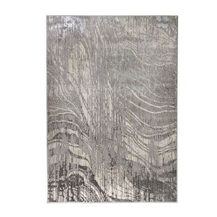 Tapis De Salon Pepper En Polypropylène - Argent - 200x290 Cm