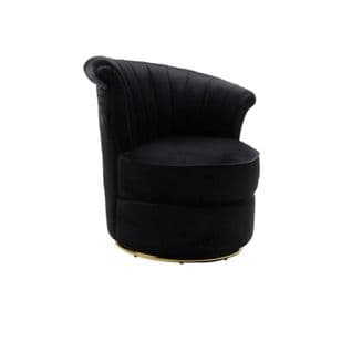 Fauteuil En Tissu - Noir