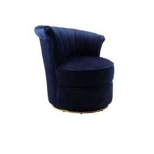 Fauteuil En Tissu - Bleu