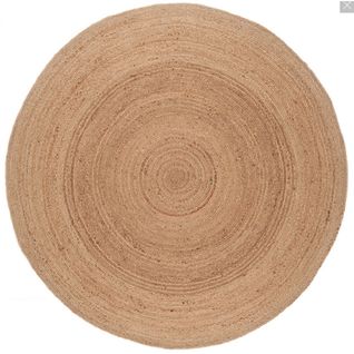 Tapis Rond En Jute - Beige