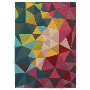 Tapis De Salon Laine Plymouth En Laine - Multicolore - 160x230 Cm