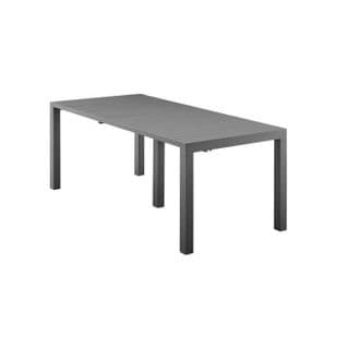 Table De Jardin Extensible Mode Papillon - Extensible Des 2 Côtés - Aluminium - 200/260/320x100x75