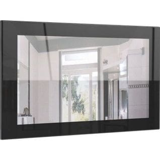 Miroir Laqué Haute Brillance Noir  89 X 45 X 2 Cm