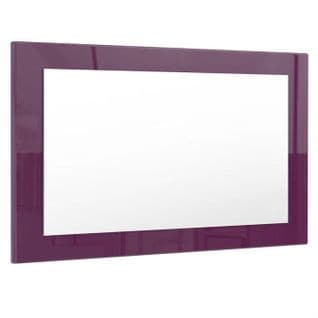 Miroir Laqué Haute Brillance Violet 89 Cm