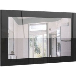 Miroir Laqué Haute Brillance Noir  89 Cm