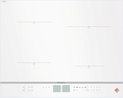 Table De Cuisson À Induction 65cm 4 Feux 7400w Blanc - Dpi7670w