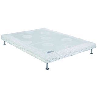 Sommier Tapissier Extra-plat 9 Cm Blanc 80x200