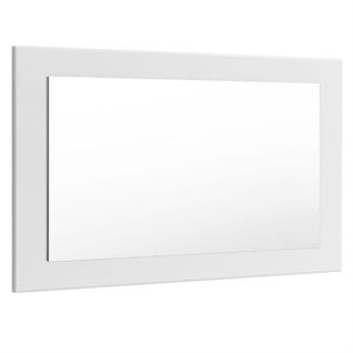 Miroir Blanc Mat (hxlxp): 45 X 89 X 2