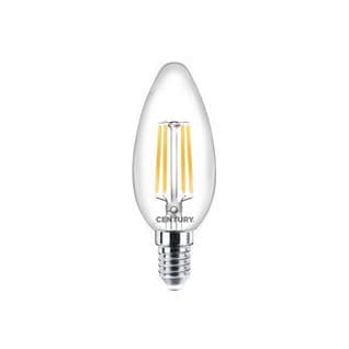 Ampoule Filament LED E14 4 W Olive Blanc Chaud Puissance 40