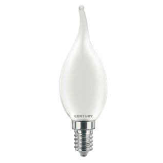 Ampoule Filament Satinée LED E14 4 W Coup De Vent Blanc