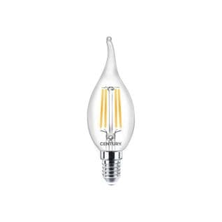 Ampoule Filament LED E14 Coup De Vent 4w Blanc Chaud