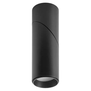 Spot Cylindrique Artiste Métal Noir Mat Orientable