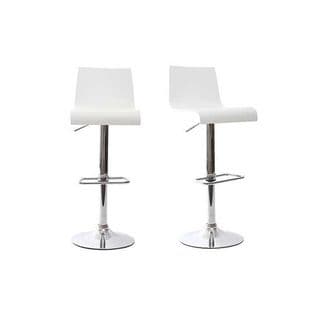 Tabourets De Bar Design Blancs (lot De 2) Newsurf