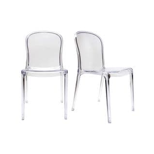 Chaises Empilables Design Transparentes (lot De 2) Thalysse