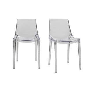 Chaises Design Empilables Transparentes Intérieur - Extérieur (lot De 2) Yzel