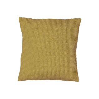 Coussin En Coton Lavé Anis 45 X 45 Cm Yam