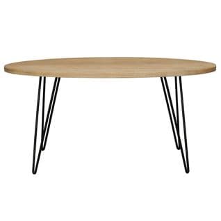 Table à Manger Ovale En Bois Manguier Massif L160 Cm Vibes