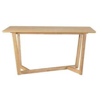 Table Design Rectangulaire En Bois Clair L150 Cm Kouk