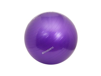 Ballon De Gymnastique Fitness Anti-éclatement Synerfit Ø65cm - Violet
