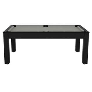 Table De Billard Convertible "oregon" 213cm Noir et Gris
