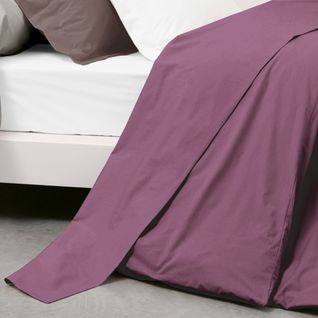 Drap Plat Uni 270x310 Cm Coton Alto Raisin