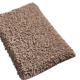 Tapis De Bain 50x80 Cm Chenille Taupe 1800g/m2