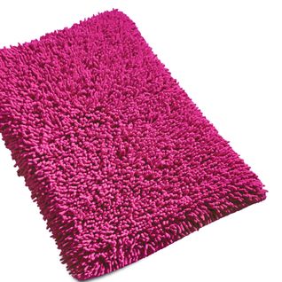 Tapis De Bain 50x80 Cm Chenille Fuchsia 1800g/m2