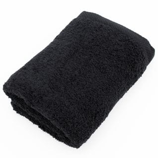 Serviette De Toilette 50x100 Cm Pure Noir 550g/m2