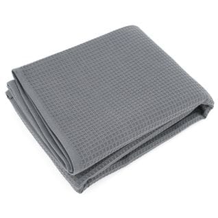 Drap De Douche 70x140 Cm Nid D'abeille Pure Waffle 300 G/m² Anthracite