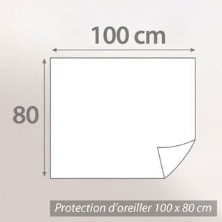 Housse De Protection Oreiller Imperméable 80x100 Cm Antony Molleton