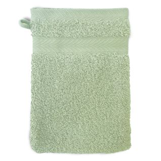 Gant De Toilette 16x21 Cm Royal Cresent Vert Céladon 650g/m2