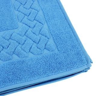 Tapis De Bain 50x80 Cm Royal Cresent Bleu Ciel 850g/m2