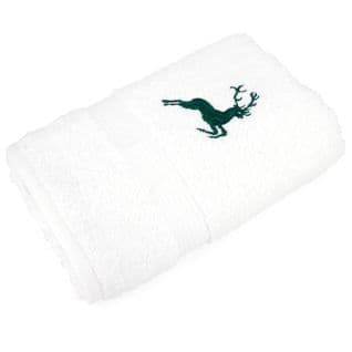 Drap De Douche 70x130 Cm Hirsh Blanc/vert 600g/m2