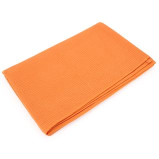 Drap De Bain 90x160 Cm Nid D'abeille Pure Waffle 300 G/m² Orange Butane