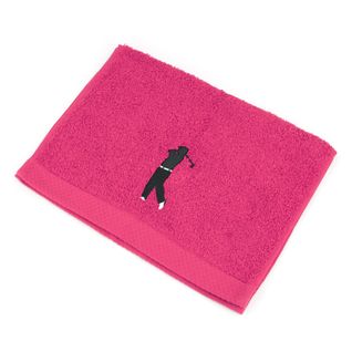 Serviette Invite 33x50 Cm Coton 550g/m2 Pure Golf Rose Fuchsia