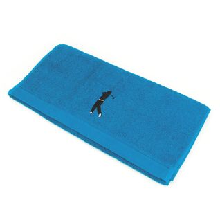 Serviette De Toilette 50x100 Cm Coton 550g/m2 Pure Golf Bleu Turquoise