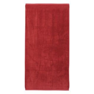 Drap De Bain 100x150 Cm Juliet Rouge Terracota 520g/m2