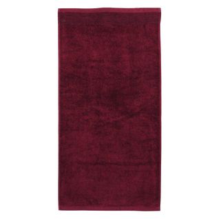 Serviette De Toilette 50x100 Cm Juliet Rouge Bordeaux 520g/m2