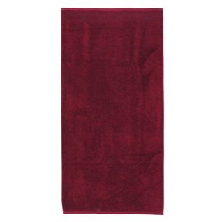 Drap De Bain 100x150 Cm Juliet Rouge Bordeaux 520g/m2