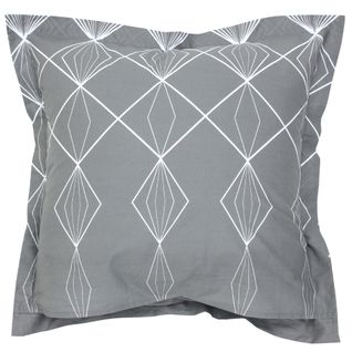 Taie D'oreiller 65x65 Cm Coton Forever Gris Gris Foncé