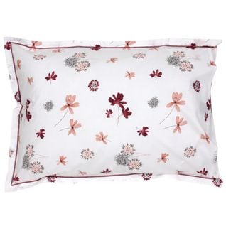 Taie D'oreiller 70x50 Cm Percale Pur Coton Petite Folie Rouge