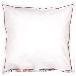 Taie D'oreiller 65x65 Cm Percale Pur Coton Petite Folie Rouge