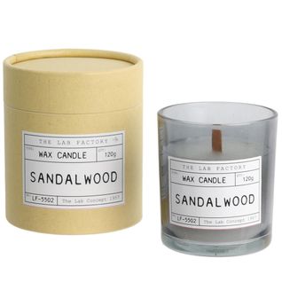 Bougie Parfumée Senteur Bois De Santal Lab Factory Avec Son Étui Carton